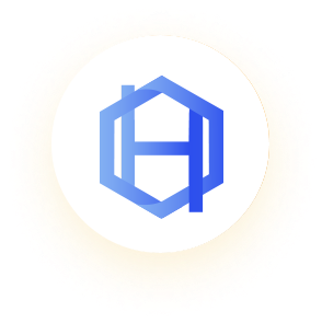 housebit blue on white logo
